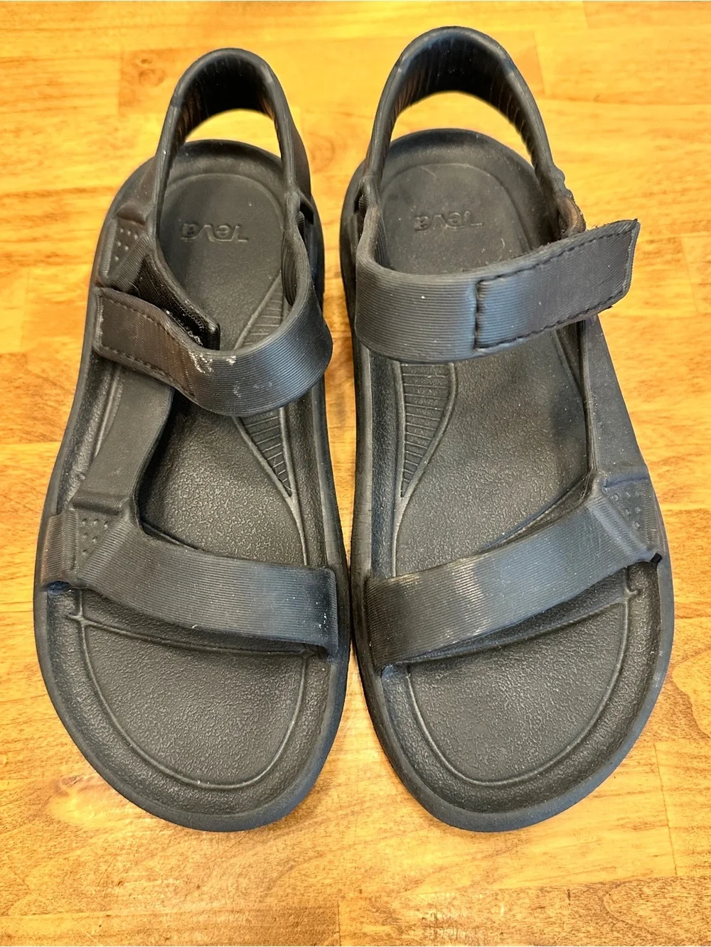 Teva Black Kids' Strap Sandals